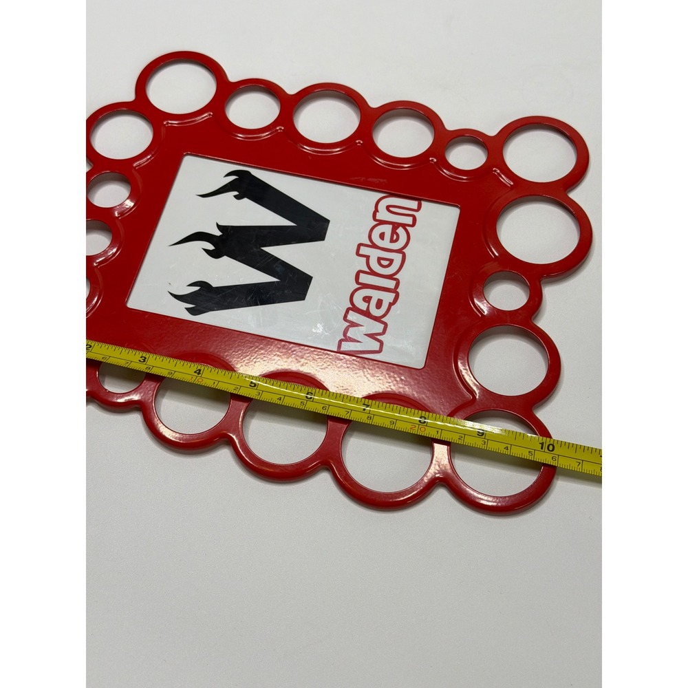 Walden Red Bubble Circle Border Picture Frame Glossy Modern 4x6 Photo Opening - Picture 6 of 6